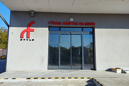 3D polystyrene logo