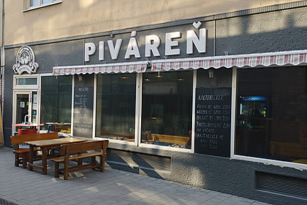 Polystyrene pub logo
