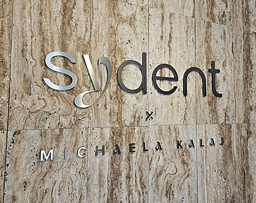 Stainless steel logo