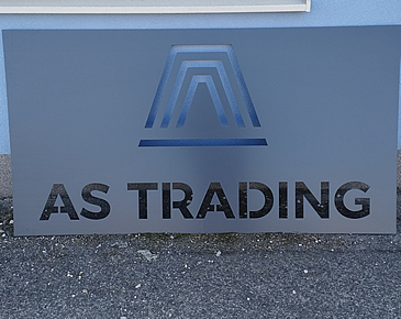 Stainless steel logo